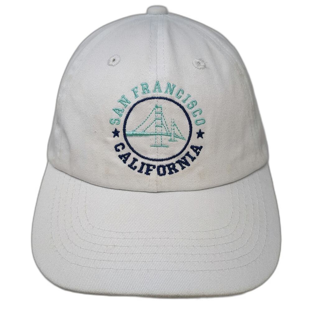 DMR Classic Headwear Baseball Cap White One Size San Francisco California Hat